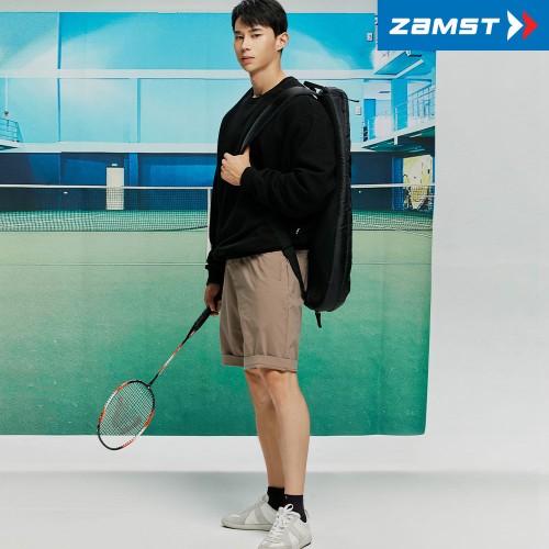 잠스트 바디메이트 발목보호대 축구 등산 러닝 얇은 테이핑 인대 아대 1개입, 블랙, M