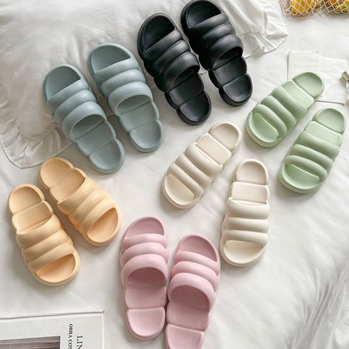 층간소음 뚱카롱 슬리퍼 푹신한 거실화 사무실 실내 슬리퍼