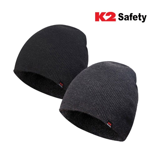 K2 Safety 겨울 비니 모자 남자 여성 니트 방한 챙없는모자 가을 봄