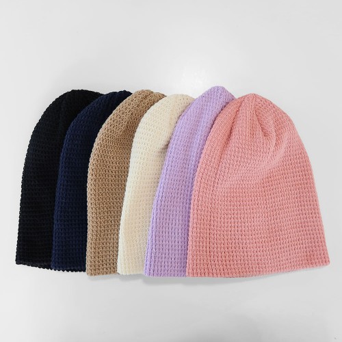 와플 여름비니 여름용 얇은 남자 여자 숏비니 항암 비니 모자