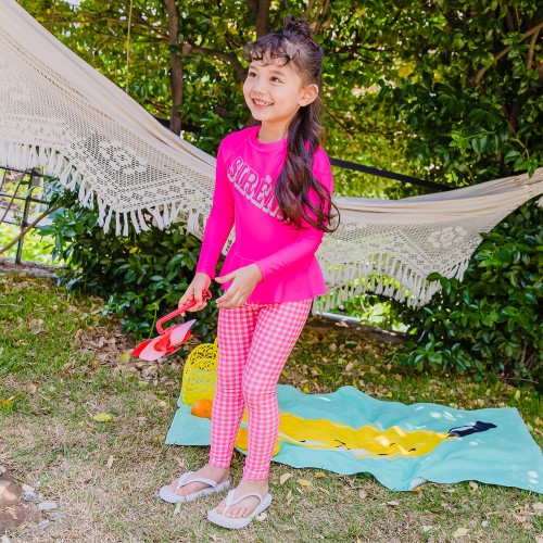 [따블리에] 시에나 유아 여아 래쉬가드 세트