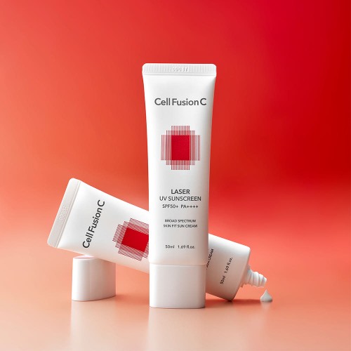셀퓨전씨 레이저 UV 썬 스크린 50ml+50ml SPF50+ PA++++ / 데일리 저자극 더마 선크림