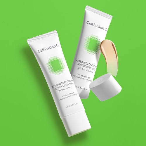 셀퓨전씨 어드밴스드 클리어 썬스크린 50ml+50ml / 데일리 수부지 프라이머 모공 요철 커버 베이스 선크림