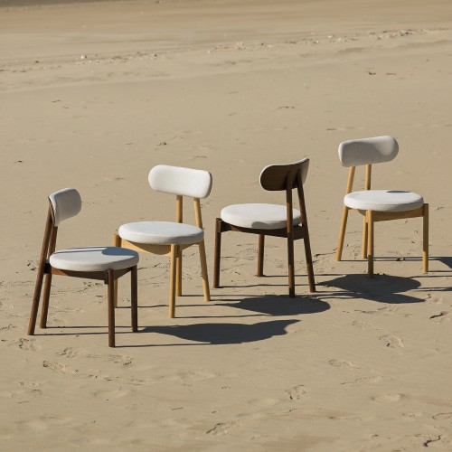 라미에스 유니 월넛 호두나무 포세린 세라믹 라운드 식탁세트 6인용 1800 의자3 벤치1