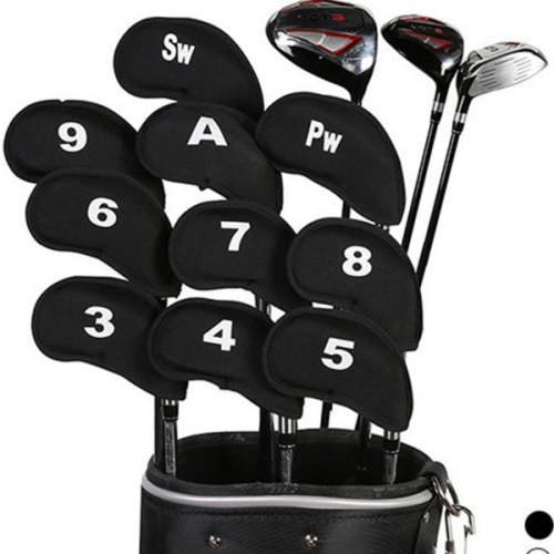 네오프렌 골프 아이언 커버 헤드 골프클럽 커버 세트 용품