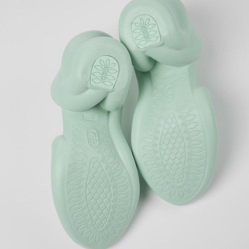 캠퍼 남녀공용 민트 스트랩 힐 샌들 Kobarah K200155-033 BLUE