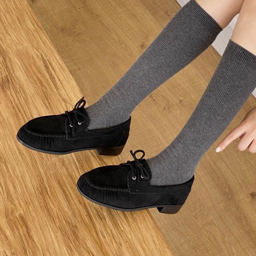 스웨이드 윈터 보트 로퍼 [2COLOR]