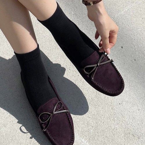 스웨이드 리본 로퍼 [8COLOR]