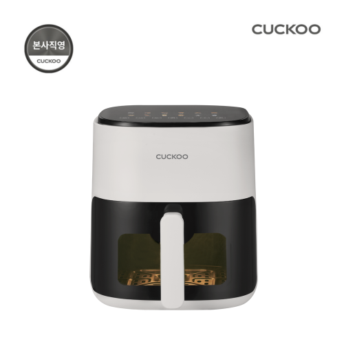 쿠쿠 미식 컬렉션 투명도어 에어프라이어 (5L, 화이트) CAF-J0510EW