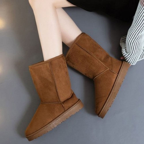 기모 여성 털 부츠 방한화 여자 겨울 신발 미들