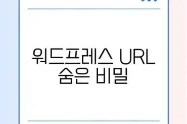 워드프레스 고유주소 설정 완벽 가이드 알아보기