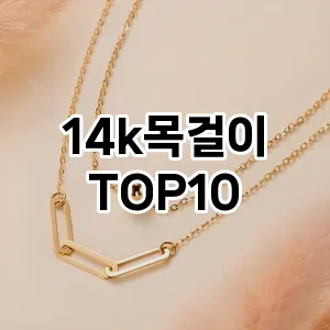 [대박할인]14k목걸이 추천 순위 구매가이드 TOP10 2026년 4월4주차