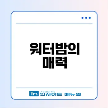 여름 물놀이 음악 축제 워터밤 알아보기