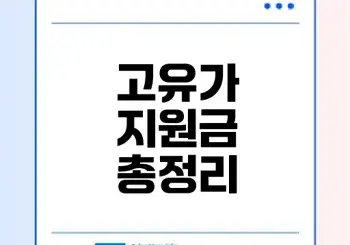 고유가 피해지원금 신청 방법은?