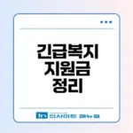 2026 긴급복지 지원금 언제 어떻게 신청할까