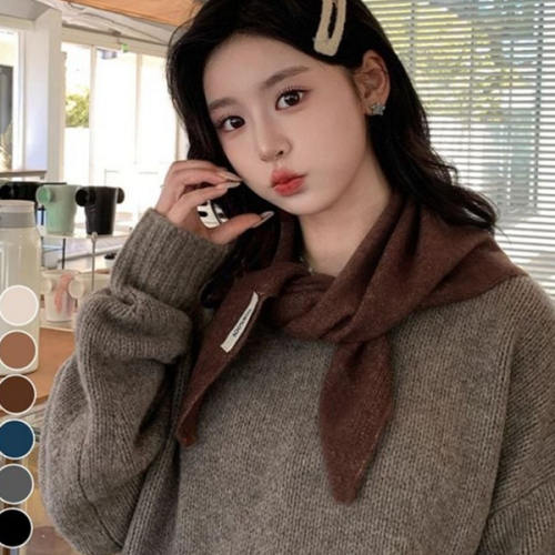 데일 여성 목도리 캐시미어 겨울 목도리 따뜻한 삼각 쁘띠