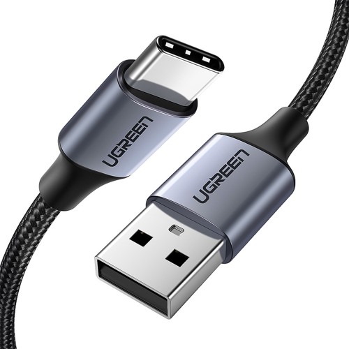 유그린 고급형 C타입 C to A USB 고속충전케이블 US288 그레이, 1개, 1.5m