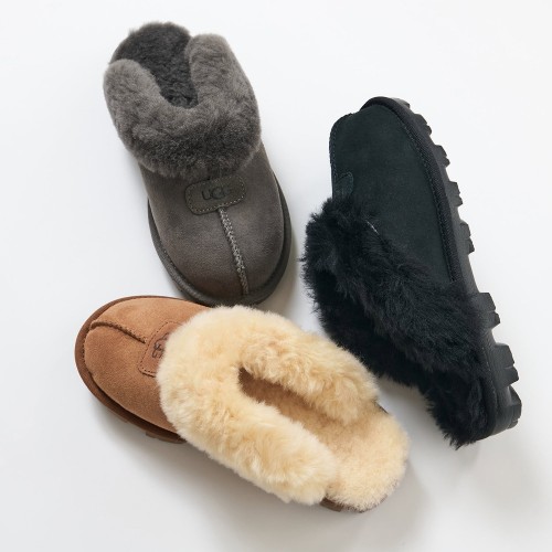 어그 퍼 슬리퍼 샌들 여성용 리얼퍼 보온 쿠션 슬리퍼 UGG-5125