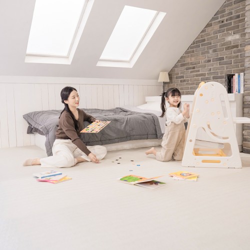 아가드 사뿐 아기 롤매트 PVC 1.4mx1m x 1.5cm 크림 층간소음 놀이방매트